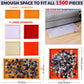 1500 piece jigsaw puzzle board table cover mat gluesheets hangers drawers storage magnetic