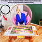 1000 piece jigsaw puzzle board table cover mat gluesheets hangers drawers storage magnetic